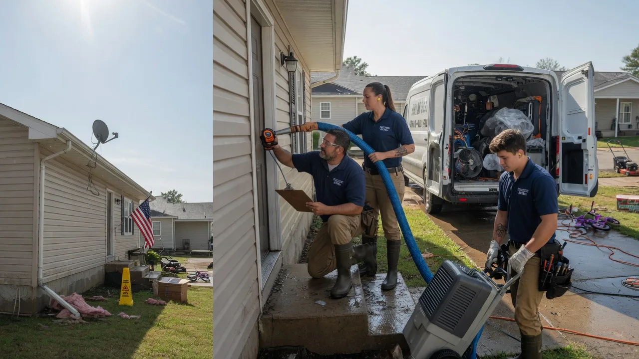 Ceiling Water Damage Restoration in Holton, KS near me